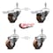 Service Caster 3.5 Inch High Temp Glass Filled Nylon 10mm Stem Caster Total Lock Brakes, 2PK SCC-TSTTL20S3514-GFNSHT-M1015-2-S-2 - alternate 3